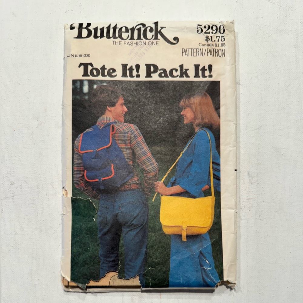 Vintage 70s Butterick Sewing Pattern
